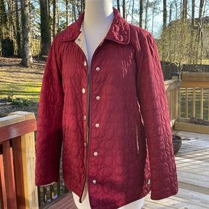 Coach Quilted Logo Jacket / Coat Size S